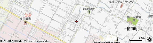 香川県観音寺市植田町1392周辺の地図