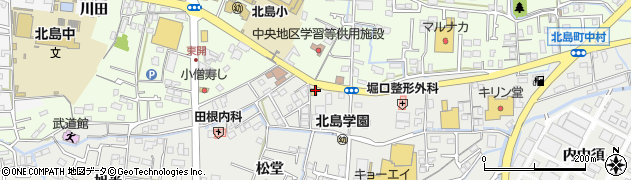 竹とんぼ美容室　北島店周辺の地図