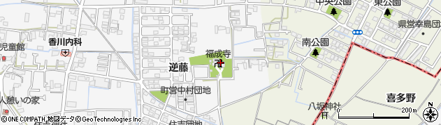 福成寺周辺の地図