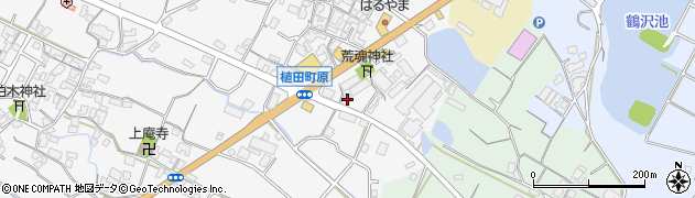 香川県観音寺市植田町50周辺の地図