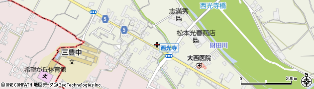 香川県三豊市山本町大野2886周辺の地図