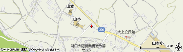香川県三豊市山本町大野467周辺の地図