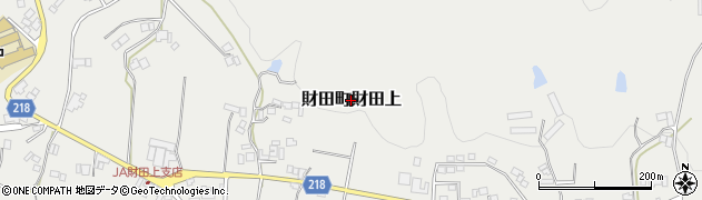 香川県三豊市財田町財田上周辺の地図