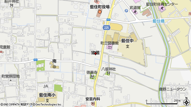 〒771-1202 徳島県板野郡藍住町奥野和田の地図