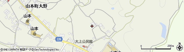 香川県三豊市山本町大野615周辺の地図