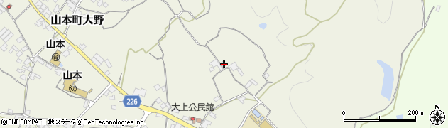香川県三豊市山本町大野618周辺の地図