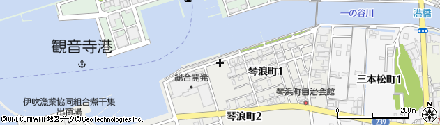 株式会社森卯平商店　油槽部周辺の地図