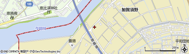 徳島県徳島市川内町加賀須野227周辺の地図