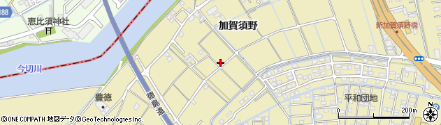 徳島県徳島市川内町加賀須野264周辺の地図
