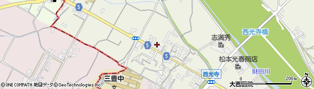 香川県三豊市山本町大野3074周辺の地図
