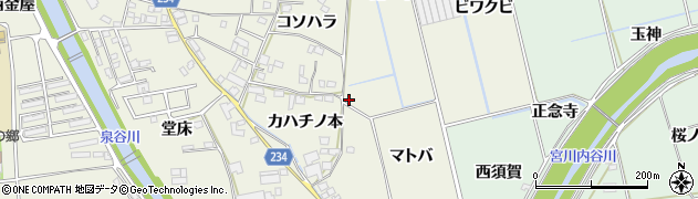 徳島県板野郡上板町神宅マトバ周辺の地図
