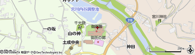 徳島県阿波市土成町吉田（梨木原）周辺の地図