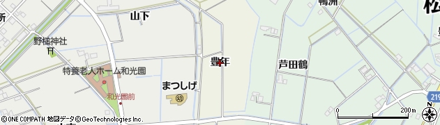 徳島県松茂町（板野郡）豊中（豊年）周辺の地図