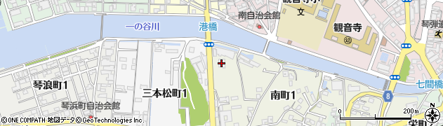 観音寺信用金庫港支店周辺の地図