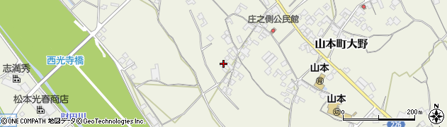 香川県三豊市山本町大野1301周辺の地図