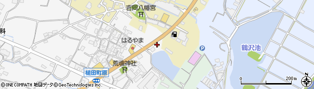 すき家１１号観音寺植田店周辺の地図