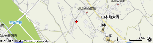 香川県三豊市山本町大野1081周辺の地図