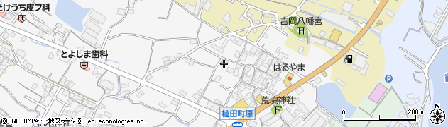 香川県観音寺市植田町167周辺の地図