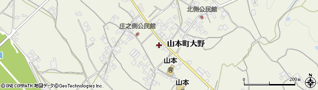 香川県三豊市山本町大野997周辺の地図