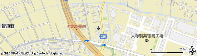 徳島県徳島市川内町加賀須野433周辺の地図