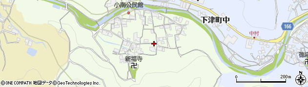 和歌山県海南市下津町小南周辺の地図