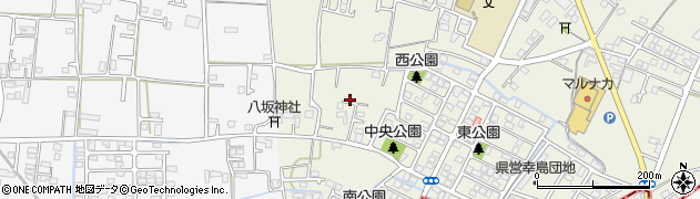 徳島県藍住町（板野郡）勝瑞（幸島）周辺の地図
