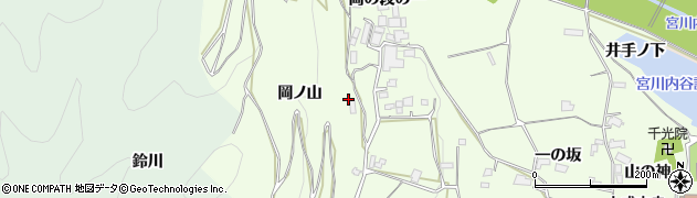 徳島県阿波市土成町吉田（岡ノ山）周辺の地図
