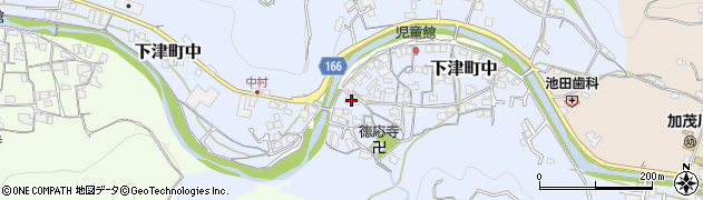 和歌山県海南市下津町中391周辺の地図
