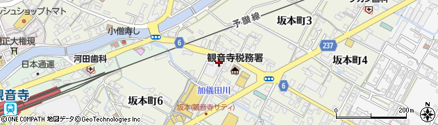 香川県観音寺市坂本町周辺の地図