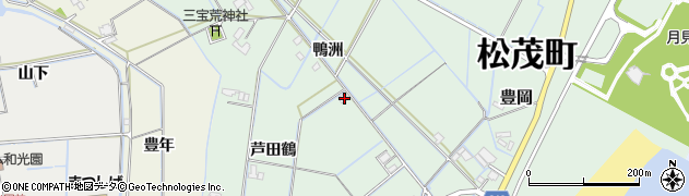 徳島県板野郡松茂町豊岡芦田鶴28周辺の地図