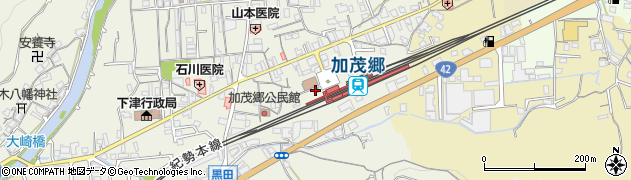 加茂郷警察官駐在所周辺の地図