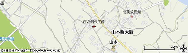 香川県三豊市山本町大野1019周辺の地図