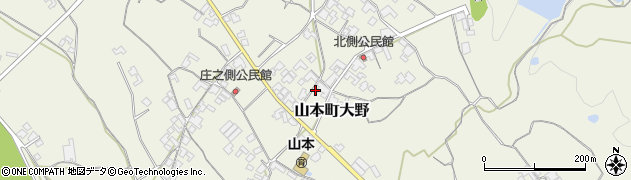 香川県三豊市山本町大野952周辺の地図