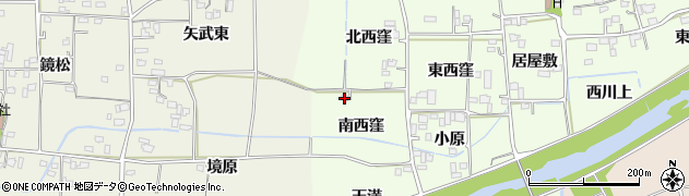 徳島県板野町（板野郡）唐園（南西窪）周辺の地図