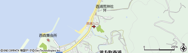 愛媛県今治市波方町西浦3346周辺の地図