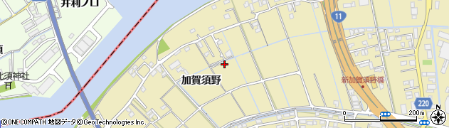 徳島県徳島市川内町加賀須野290周辺の地図