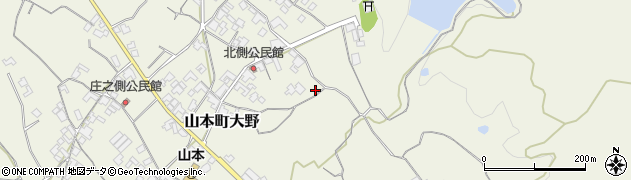 香川県三豊市山本町大野533周辺の地図