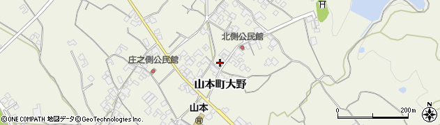 香川県三豊市山本町大野950周辺の地図