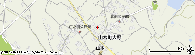 香川県三豊市山本町大野966周辺の地図