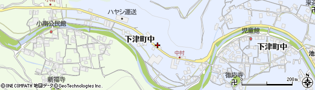 和歌山県海南市下津町中34周辺の地図