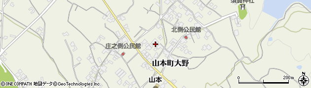 香川県三豊市山本町大野965周辺の地図