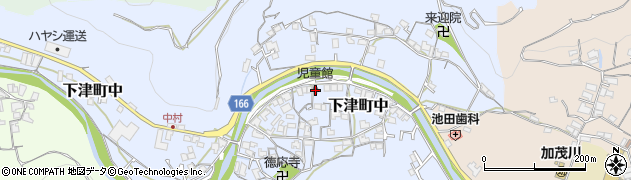 和歌山県海南市下津町中378周辺の地図