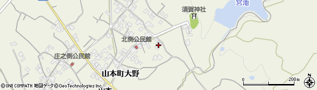 香川県三豊市山本町大野510周辺の地図