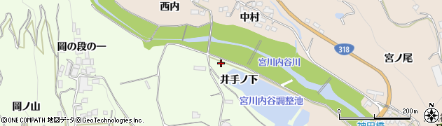 徳島県阿波市土成町吉田（井手ノ下）周辺の地図