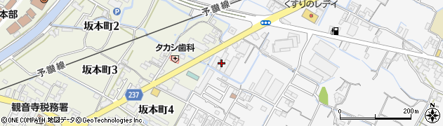 香川県観音寺市植田町1861周辺の地図