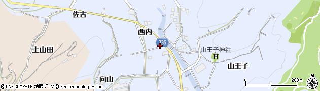 徳島県阿波市土成町高尾西内39周辺の地図