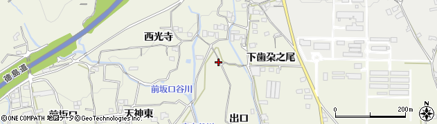 徳島県上板町（板野郡）引野（出口）周辺の地図