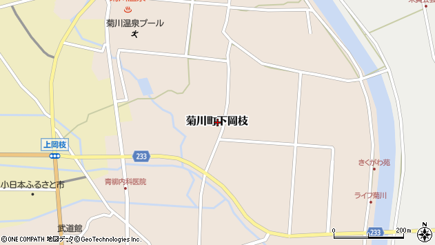 〒750-0317 山口県下関市菊川町下岡枝の地図