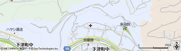 和歌山県海南市下津町中周辺の地図