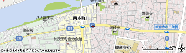 井之川商店周辺の地図